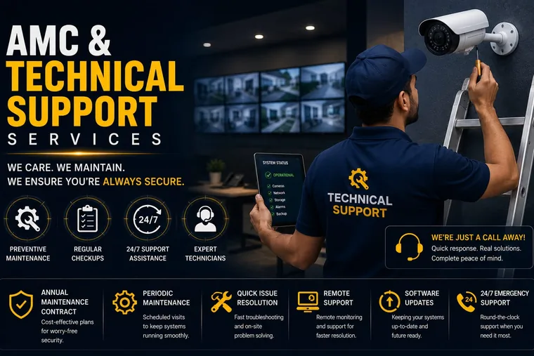 AMC & Technical Support by SS SecurSys