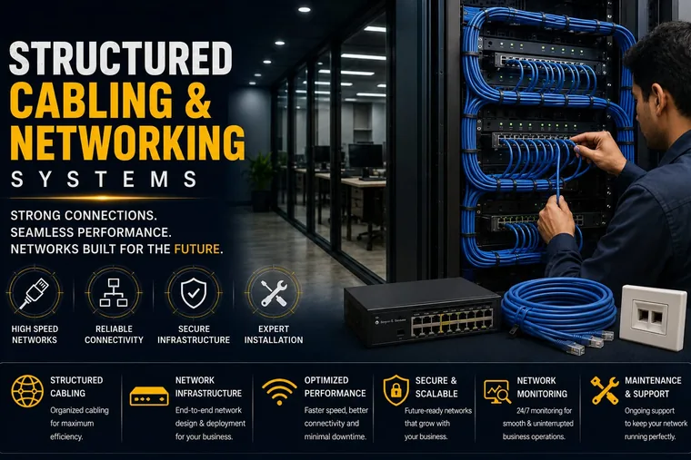 Structured Cabling & Networking by SS SecurSys