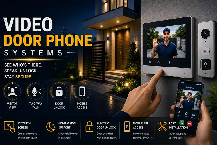 Video Door Phone Systems by SS SecurSys